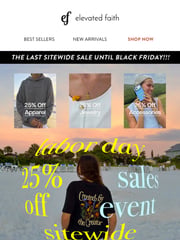 Email Inspiration from Elevated Faith