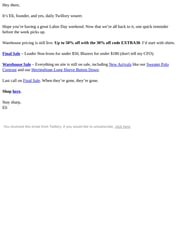 Email Inspiration from Eli from Twillory