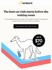 Email Inspiration from Embark