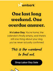 Email Inspiration from Embark