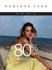 Email Inspiration from Endless Rose