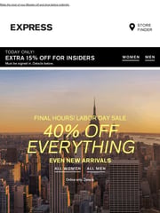 Email Inspiration from Express
