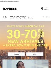 Email Inspiration from Express