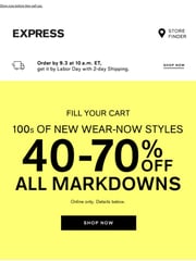 Email Inspiration from Express