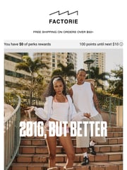 Email Inspiration from Factorie