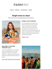 Email Inspiration from FARM Rio