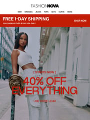 Email Inspiration from Fashion Nova