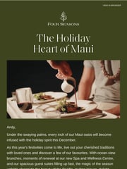 Email Inspiration from Four Seasons Resort Maui at Wailea