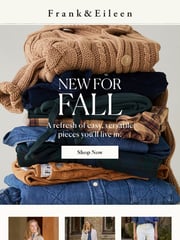 Email Inspiration from Frank & Eileen