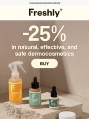 Email Inspiration from Freshly Cosmetics