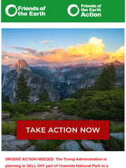 Email Inspiration from Friends of the Earth