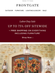 Email Inspiration from Frontgate