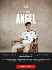 Email Inspiration from Fulham FC