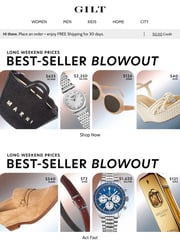 Email Inspiration from Gilt