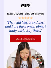 Email Inspiration from GIR