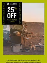 Email Inspiration from Goal Zero