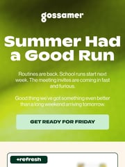 Email Inspiration from Gossamer