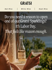 Email Inspiration from Gratsi Wine