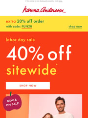 Email Inspiration from Hanna Andersson