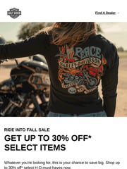 Email Inspiration from Harley-Davidson