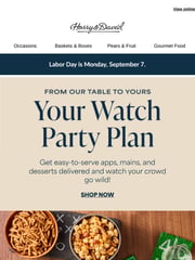 Email Inspiration from Harry & David