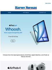 Email Inspiration from Harvey Norman NZ