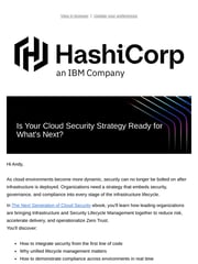 Email Inspiration from HashiCorp