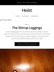 Email Inspiration from Heist Studios