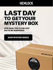 Email Inspiration from Hemlock Hat Co