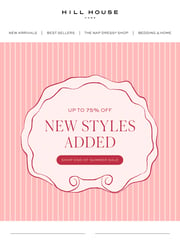 Email Inspiration from Hill House Home