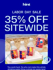 Email Inspiration from Hint Water