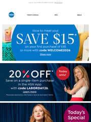Email Inspiration from HSN Today's Special