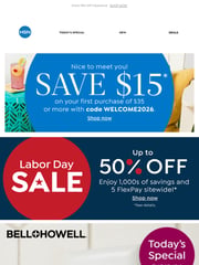Email Inspiration from HSN Today's Special