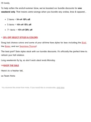 Email Inspiration from Huha