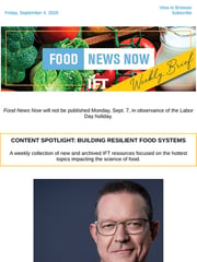 Email Inspiration from IFT