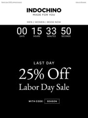 Email Inspiration from INDOCHINO