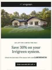 Email Inspiration from Irrigreen