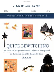 Email Inspiration from Janie and Jack