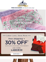 Email Inspiration from Jockey