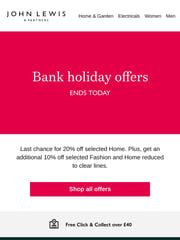 Email Inspiration from John Lewis & Partners