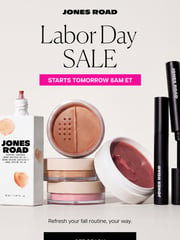 Email Inspiration from Jones Road Beauty