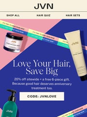 Email Inspiration from JVN Hair