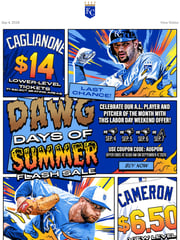 Email Inspiration from Kansas City Royals