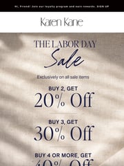 Email Inspiration from Karen Kane