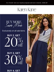 Email Inspiration from Karen Kane