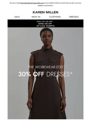 Email Inspiration from Karen Millen