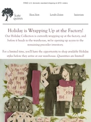 Email Inspiration from kate quinn
