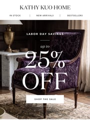 Email Inspiration from Kathy Kuo Home
