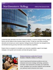 Email Inspiration from Kellogg Executive Education
