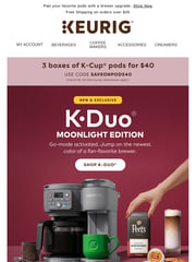 Email Inspiration from Keurig
